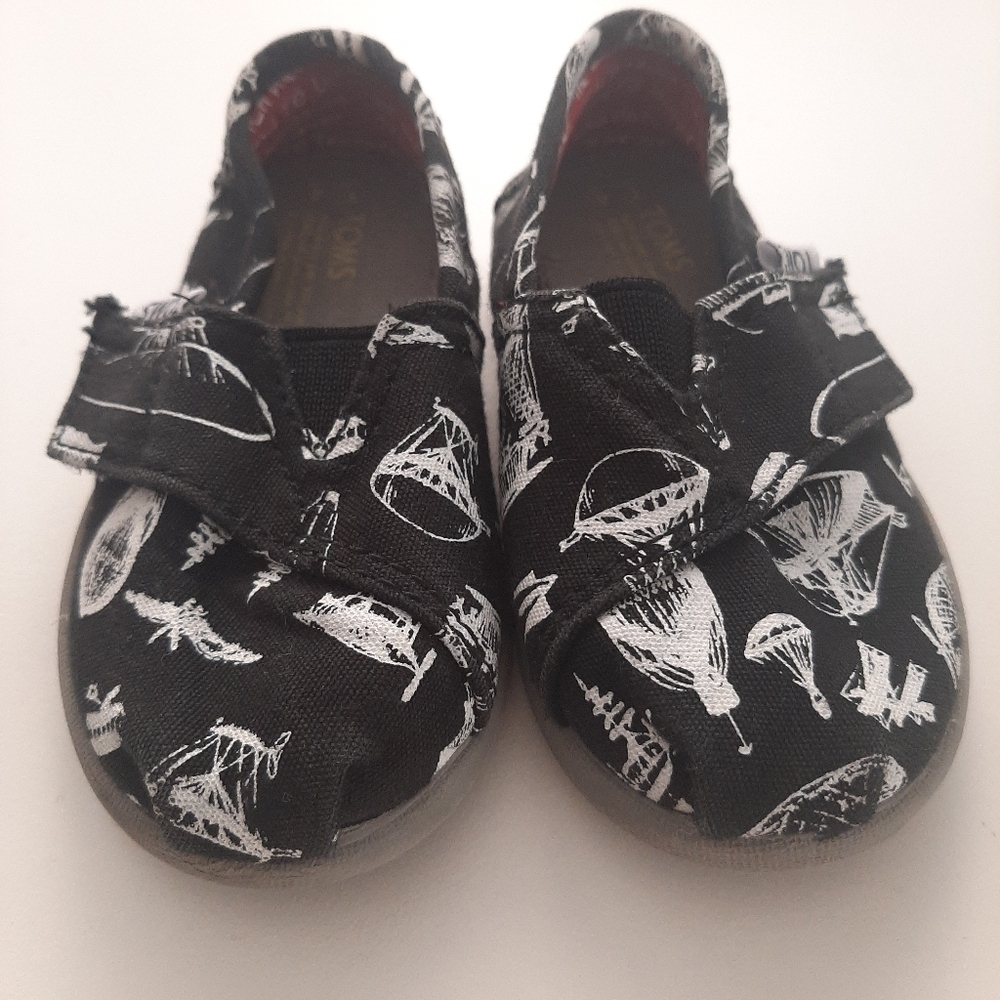 Toms Baby Alpargata Slip on Shoes size T4 - Picture 3 of 12